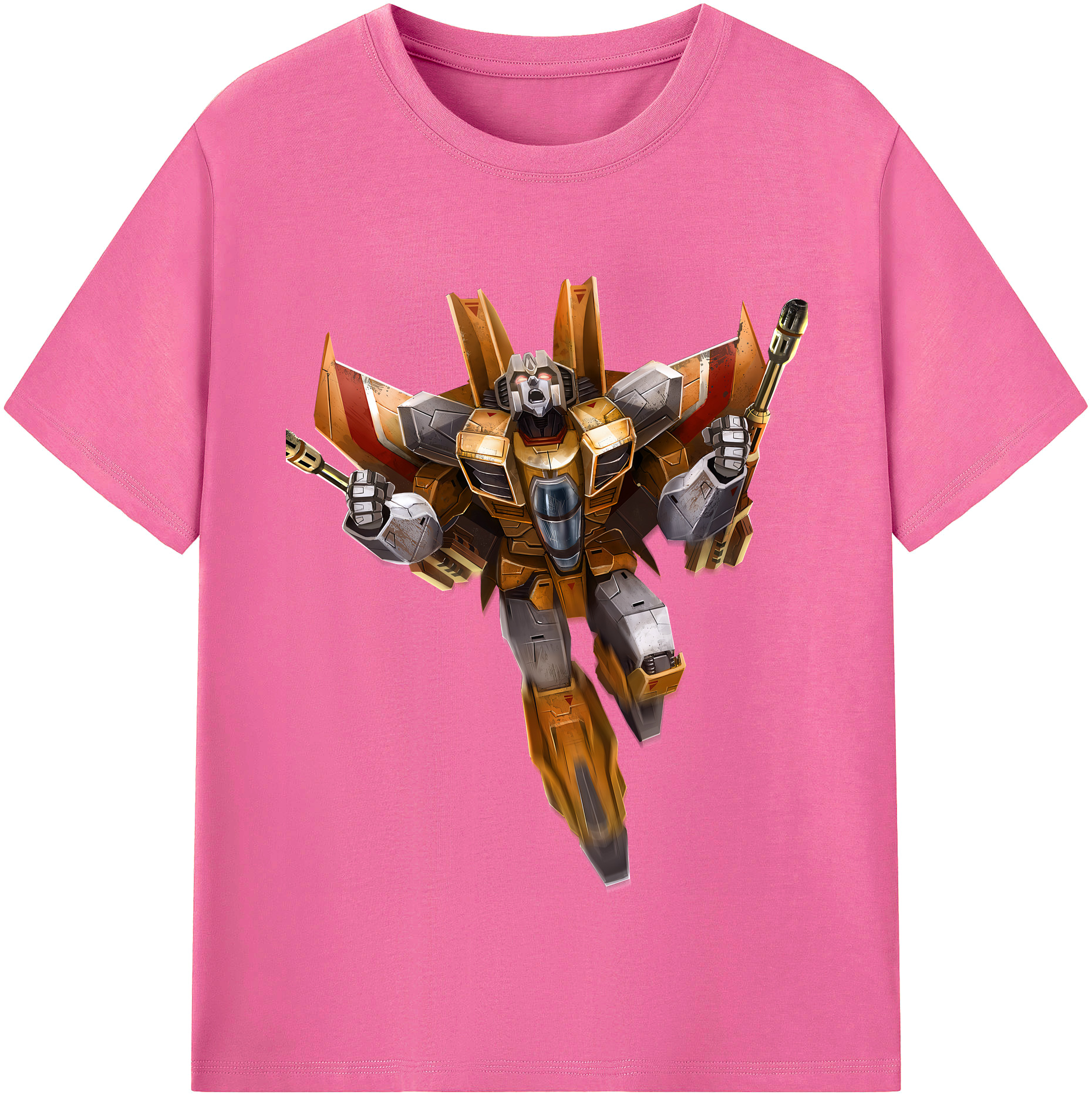 （画像用） Transformers トランスフォーマー レディースカジュアルプリントTシャツ（綿100％）